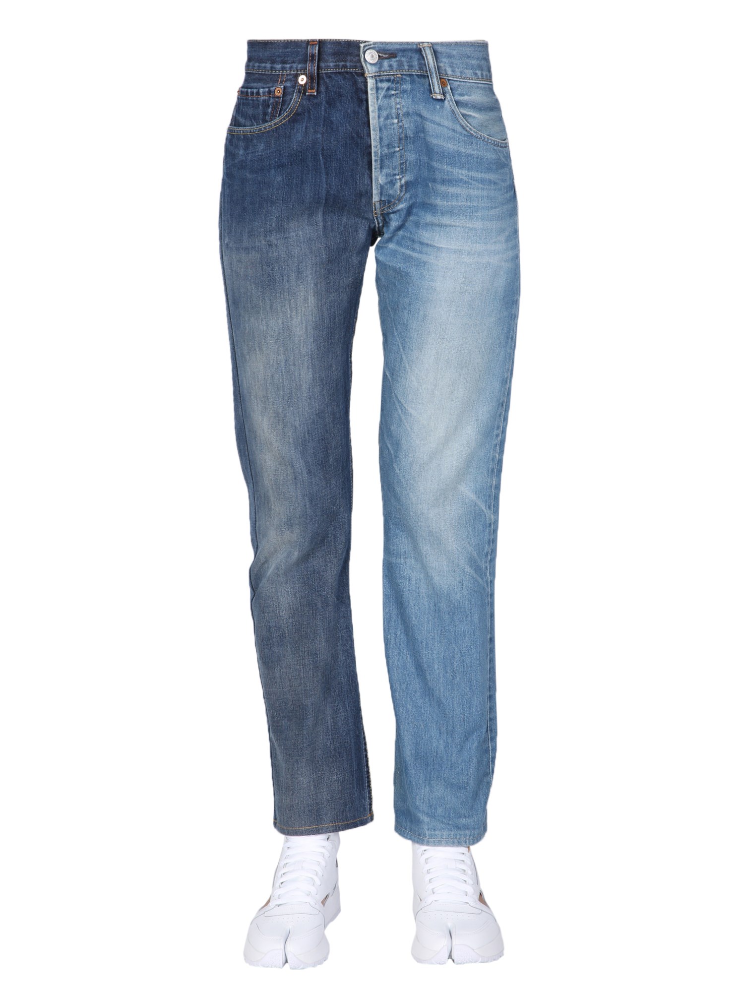 1/OFF    50/50 COTTON DENIM JEANS