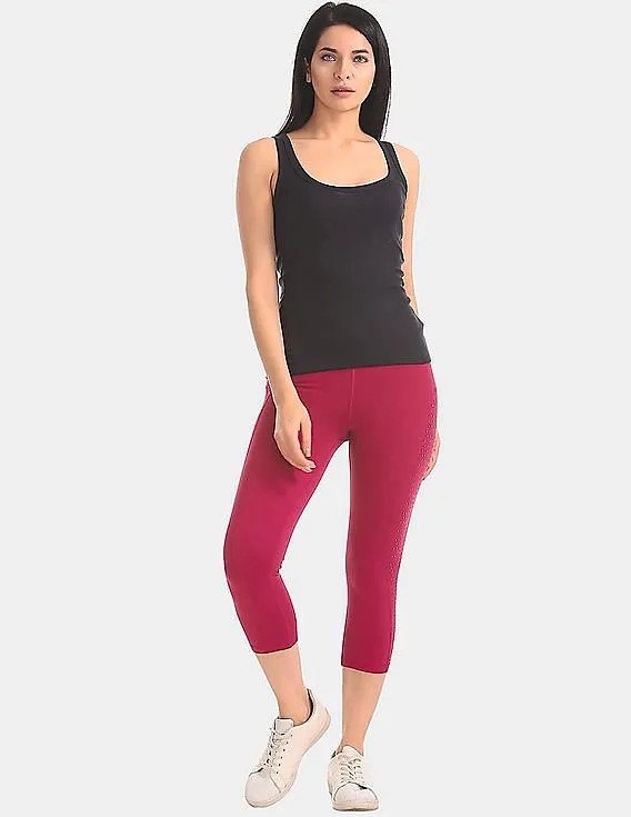 Aeropostale Solid Active Tank Top