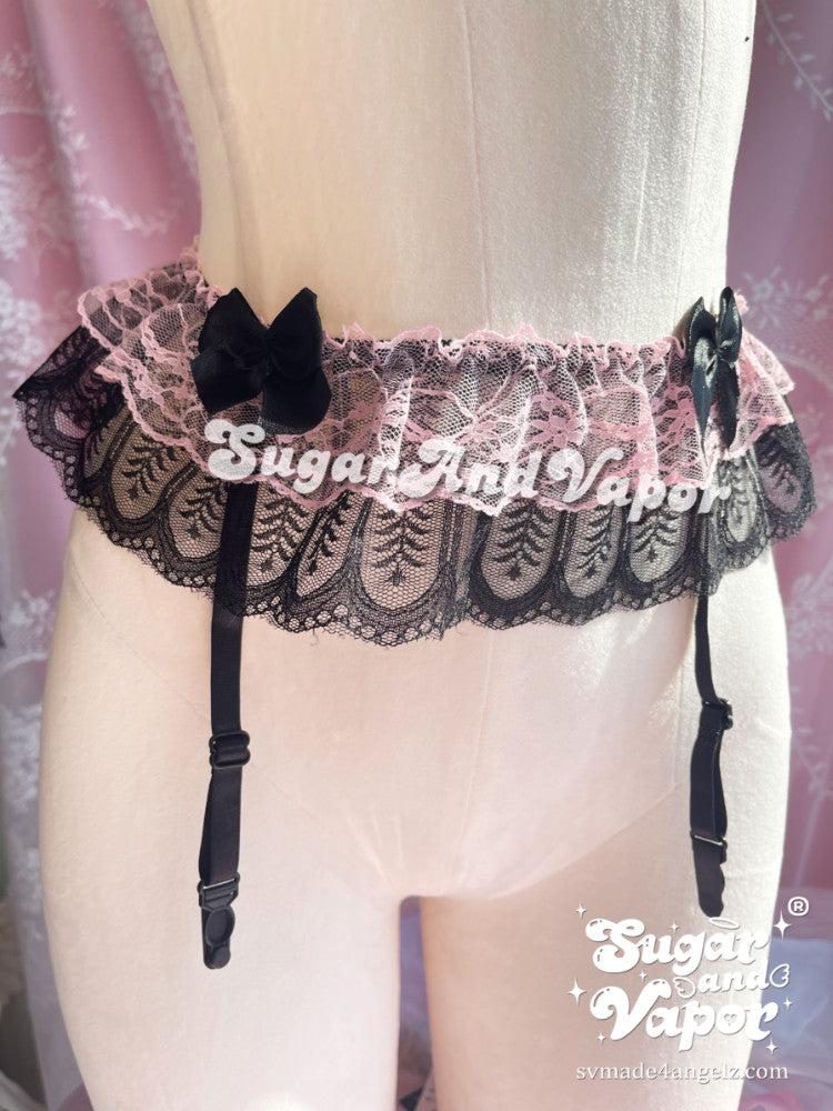 Alma Layered Lace Waist Garter