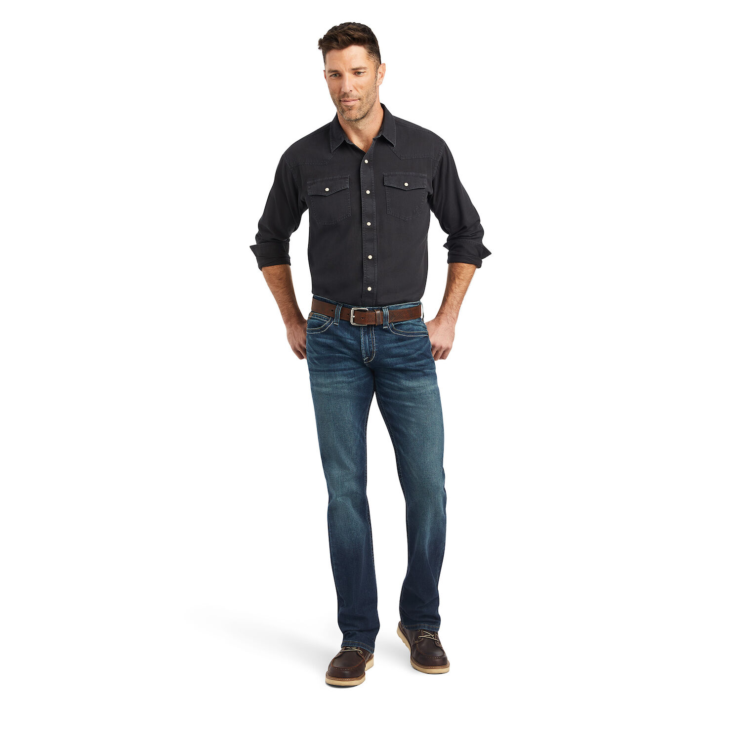 Ariat Men's M7 Slim Bracken Straight Jean in Glenrio