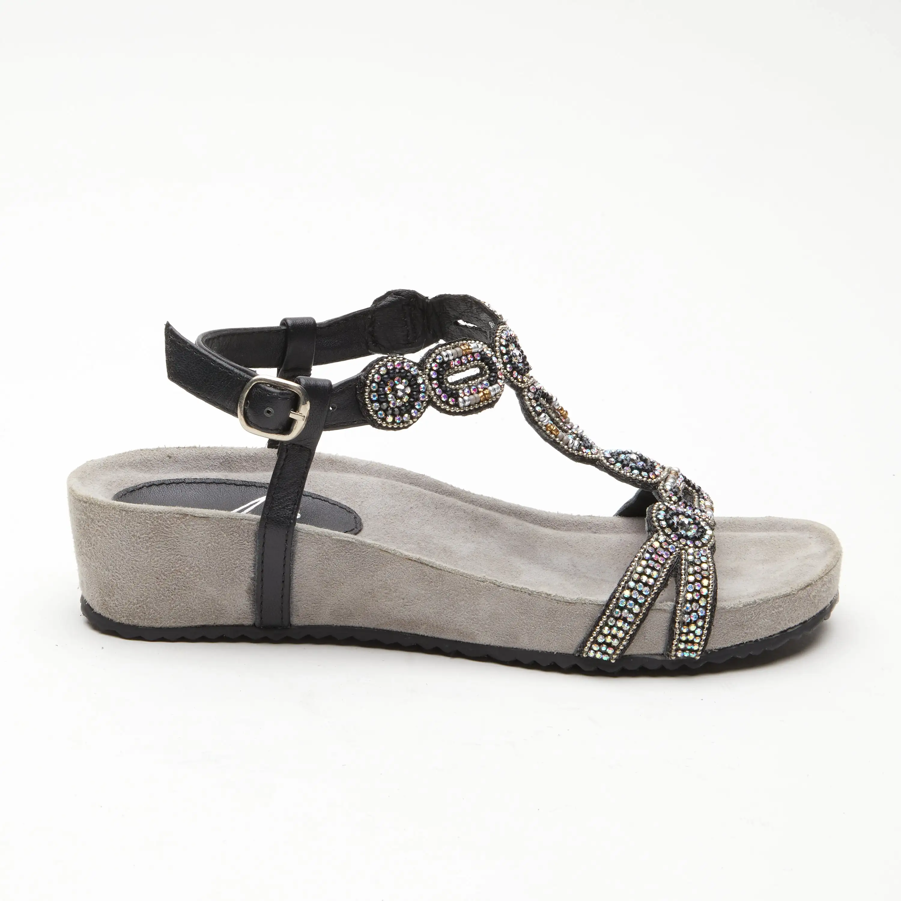 AZURA STUNNIN T-STRAP SANDALS