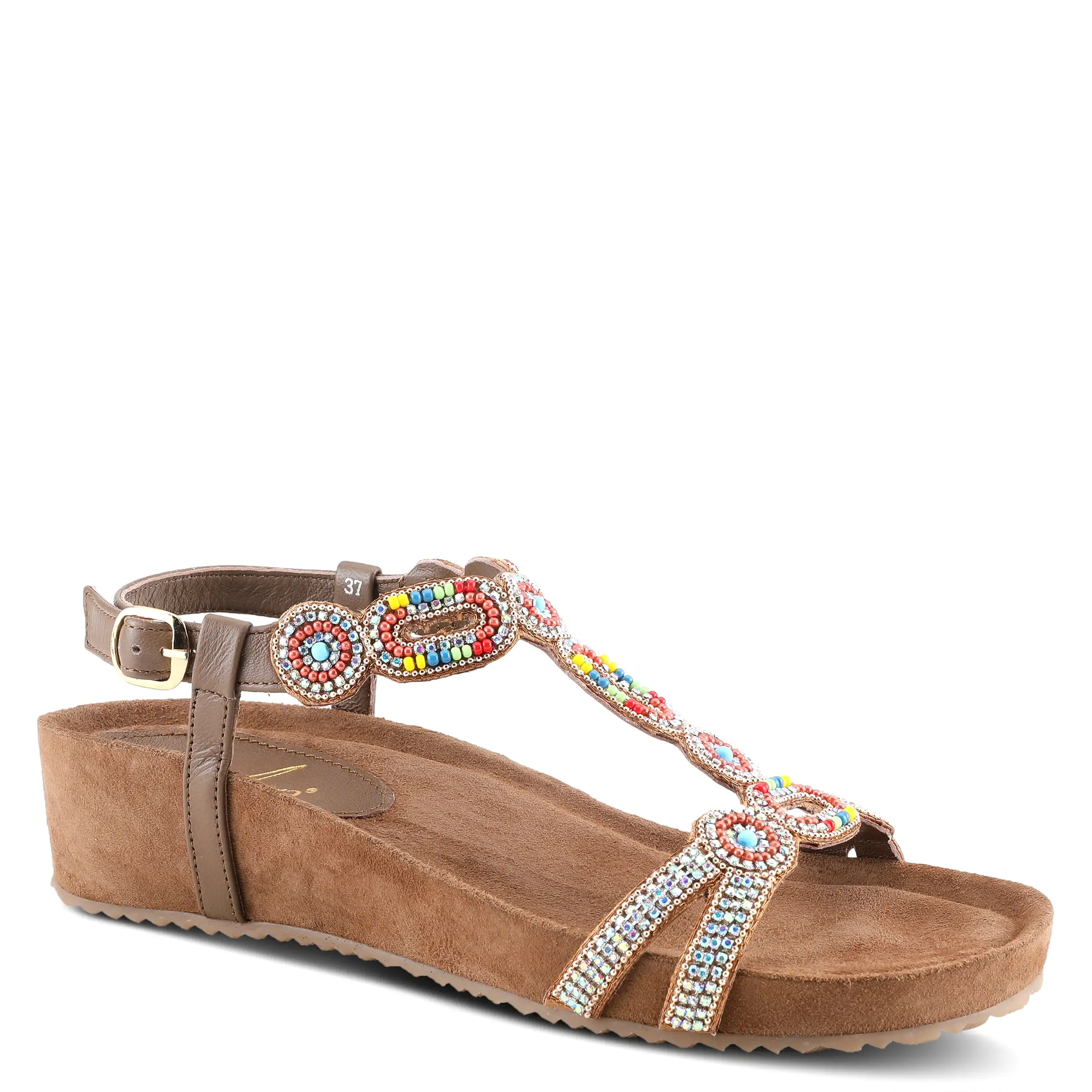 AZURA STUNNIN T-STRAP SANDALS