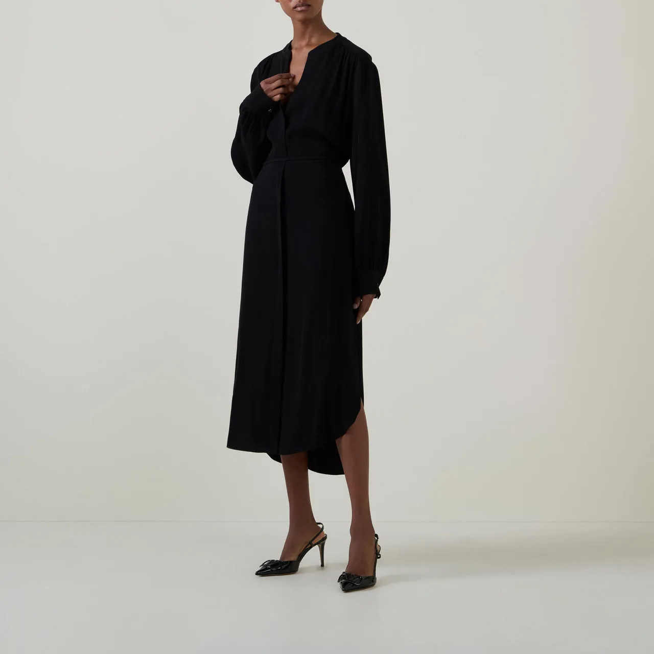 BOSS Dibanorah Shirt Dress - Black