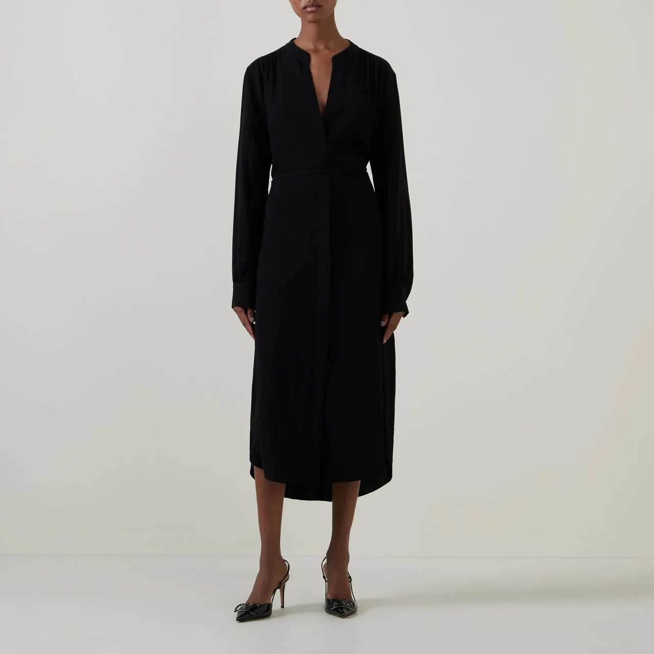 BOSS Dibanorah Shirt Dress - Black