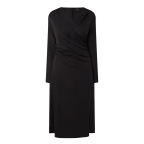 BOSS Ettita Wrap Dress - Black