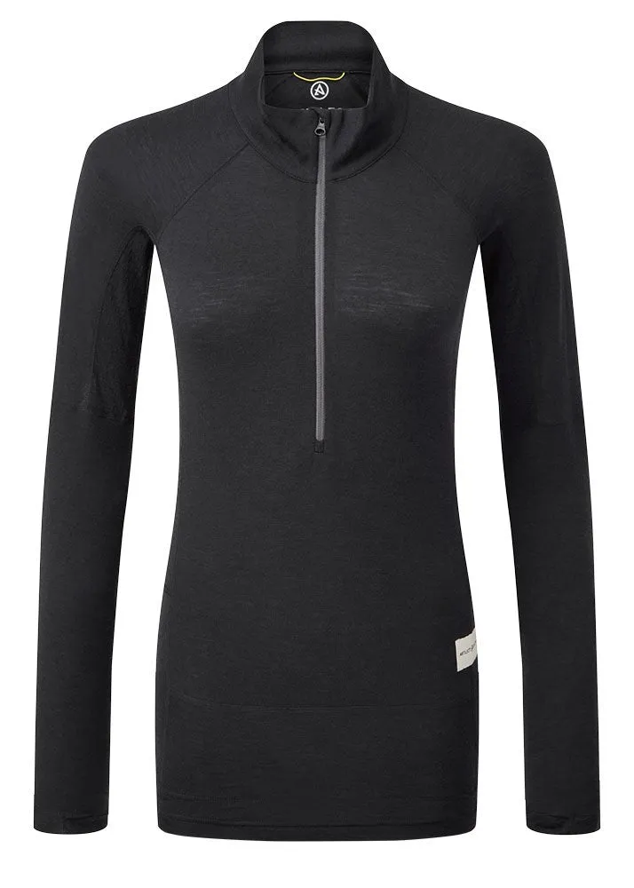 Boulder 125 1/4 Zip Top                             Black