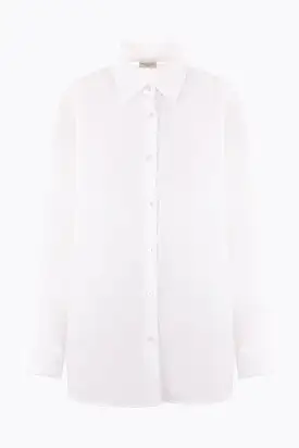 compact poplin oversized shirt