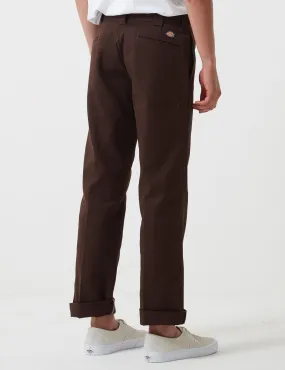 Dickies 873 Work Pant (Slim Straight) - Brown