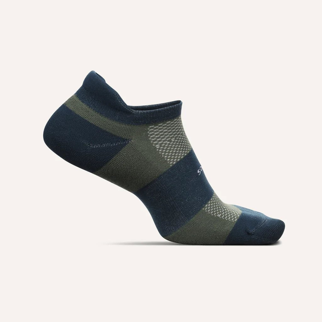 Feetures High Performance Cushion No Show Tab Socks - Moody Forest