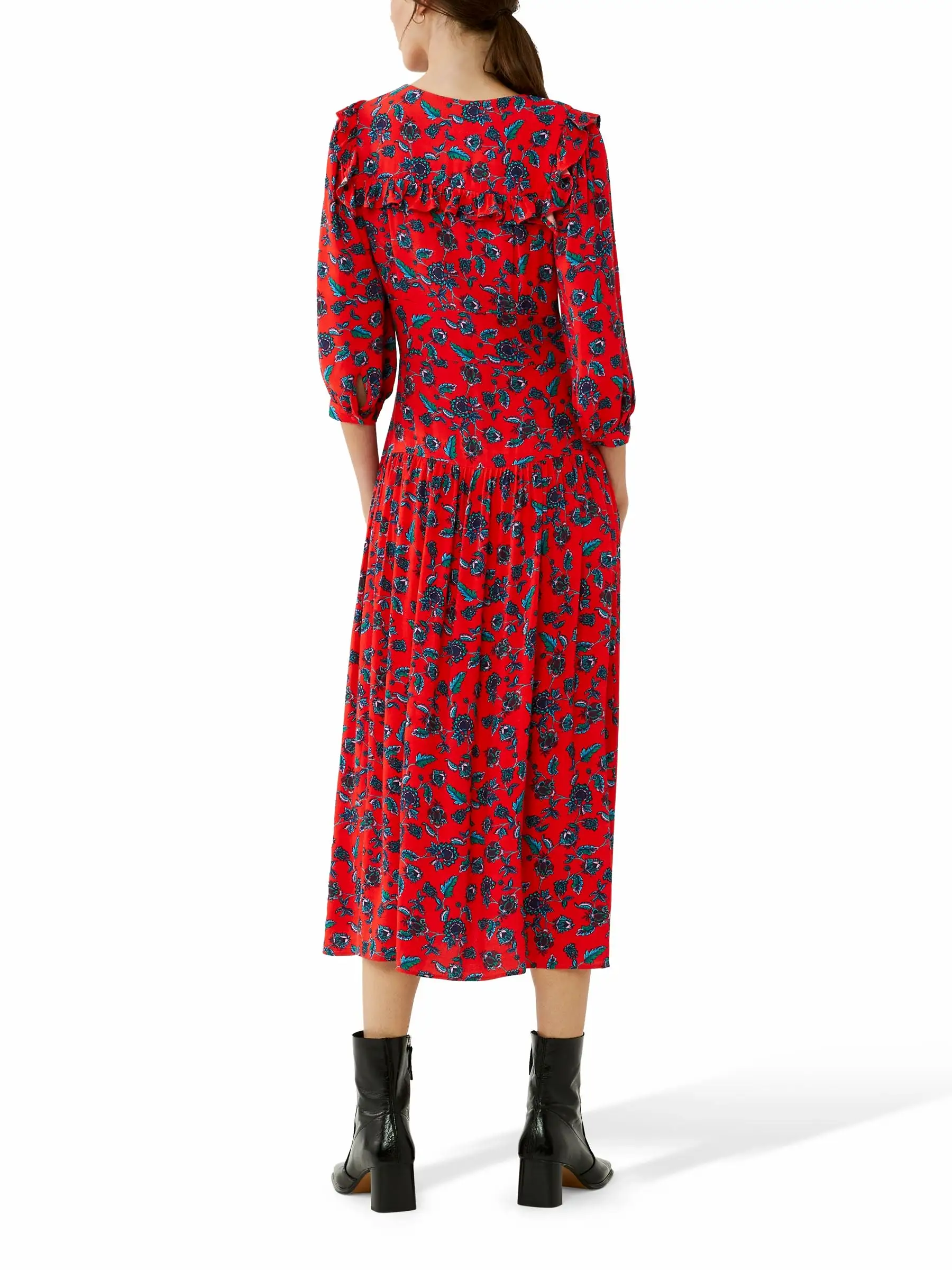 Flynn Floral Midi Dress