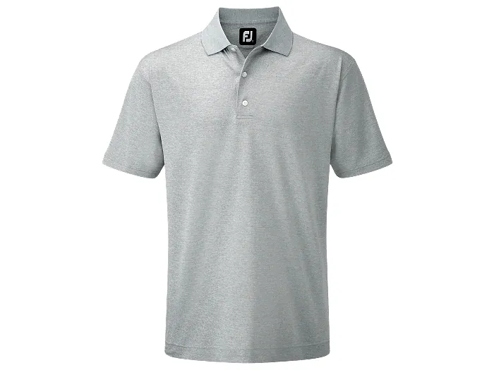 FootJoy Performance Stretch Pique Men's Polo Shirts - Heather Grey