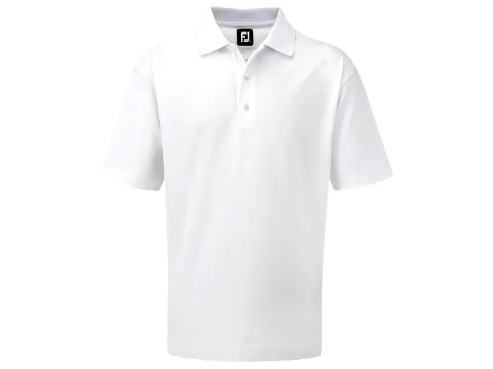 FootJoy Performance Stretch Pique Men's Polo Shirts - White