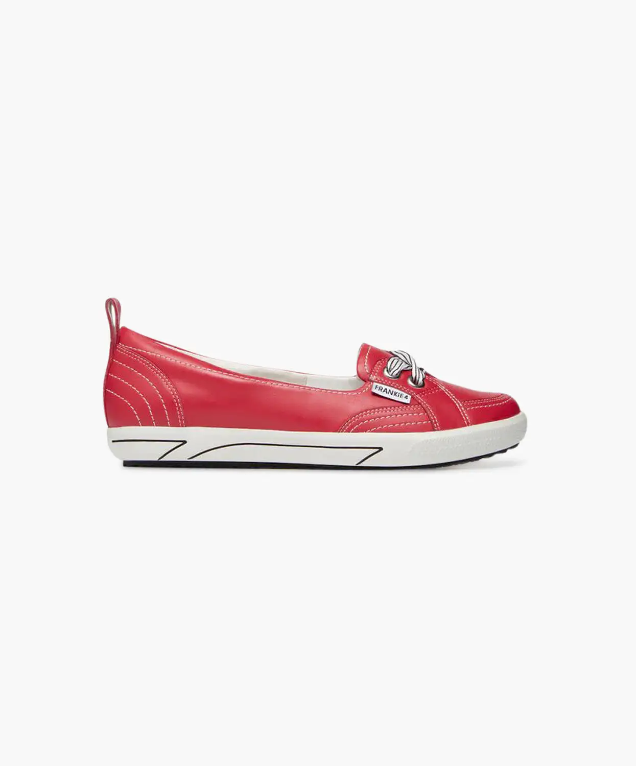 FRANKIE4 Sophie III Scarlet Ballet Flats