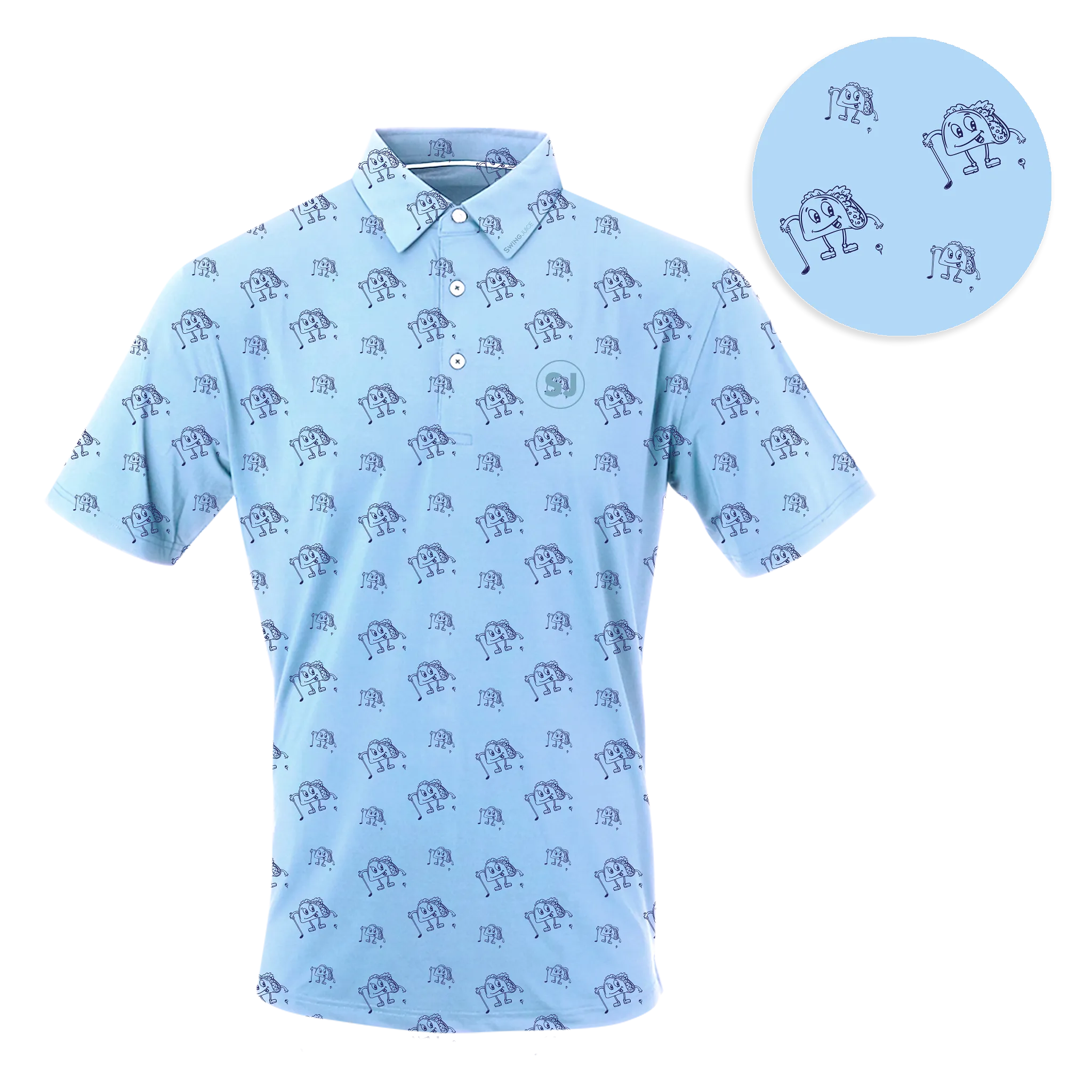 Golf & Tacos Men's Polo