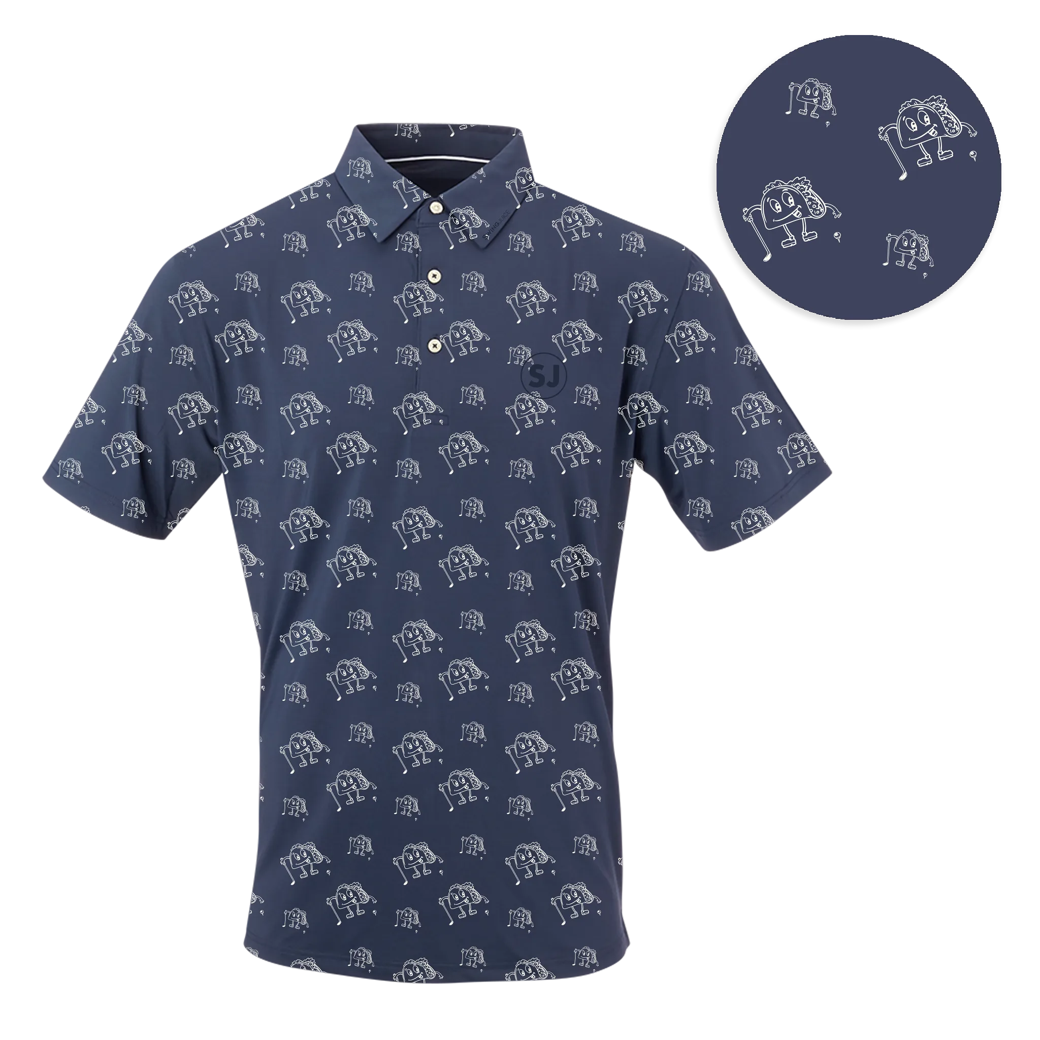 Golf & Tacos Men's Polo