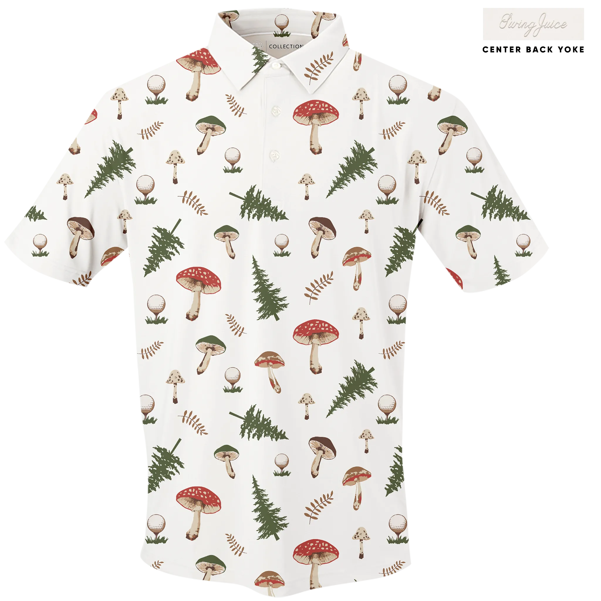 Golf Mushrooms Men's Polo