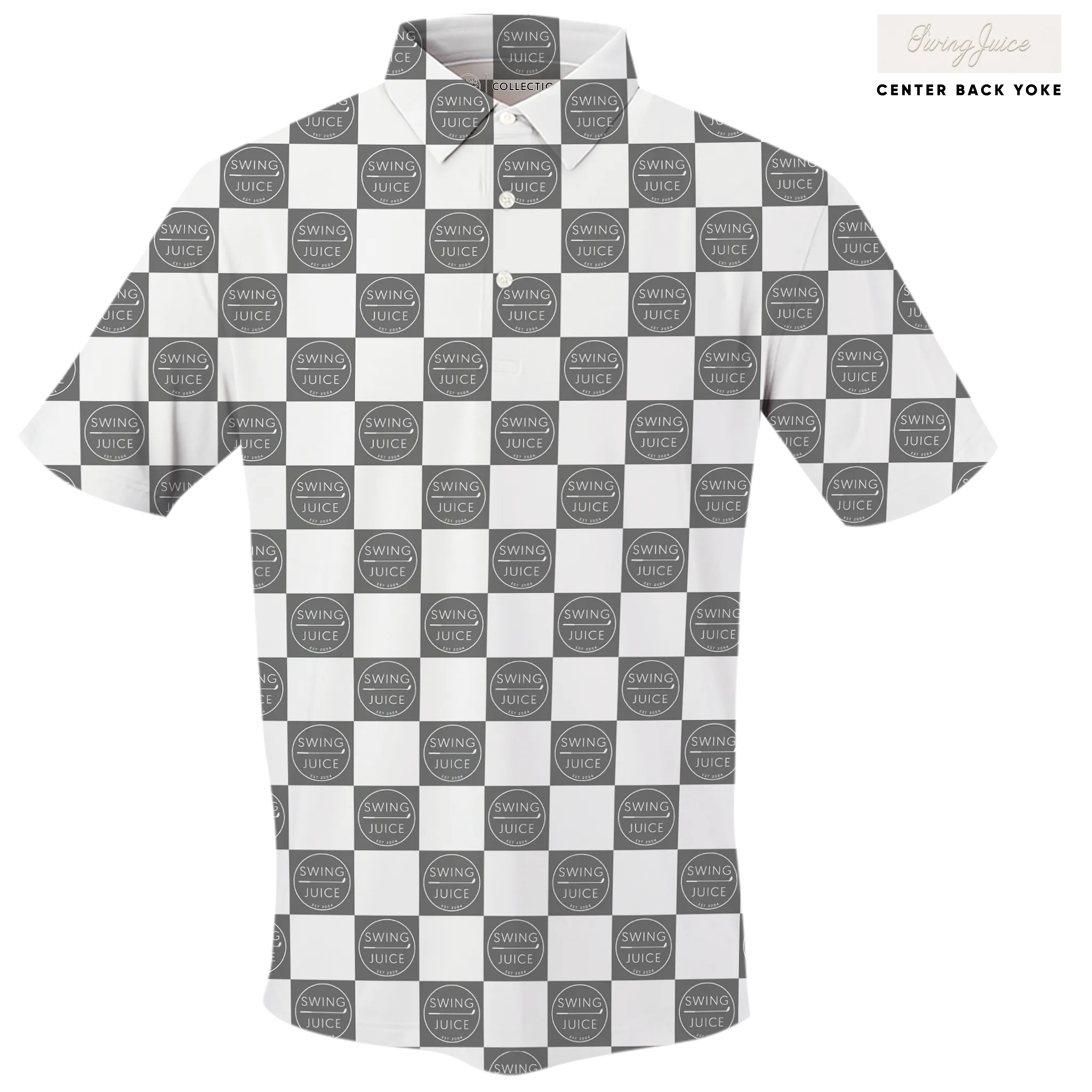 Golf SJ Checkerboard Men's Polo