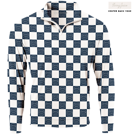 Golf SJ Checkerboard Men's Quarter Zip