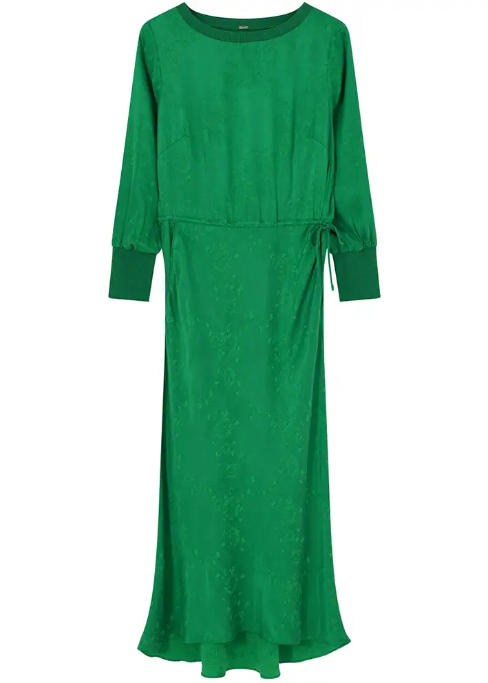 Gustav Britney long bias cut dress 47508 Kjole - Emerald Green