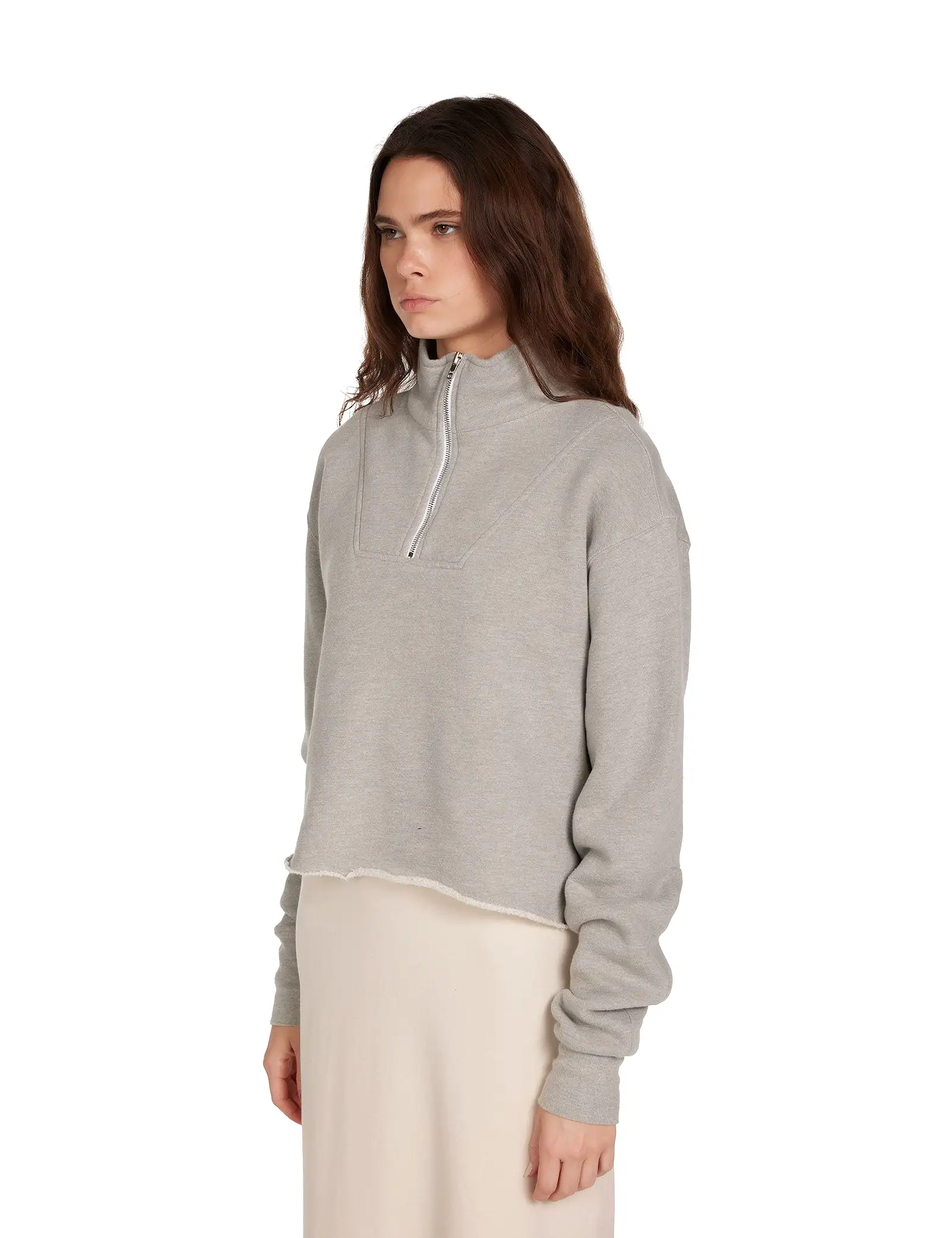 Haley Crop Half Zip Pullover