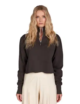 Haley Crop Half Zip Pullover