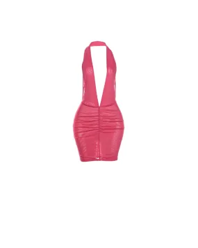 Halle Mesh Backless Mini