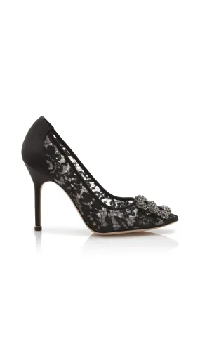 Hangisi 105 Lace Pump - Black