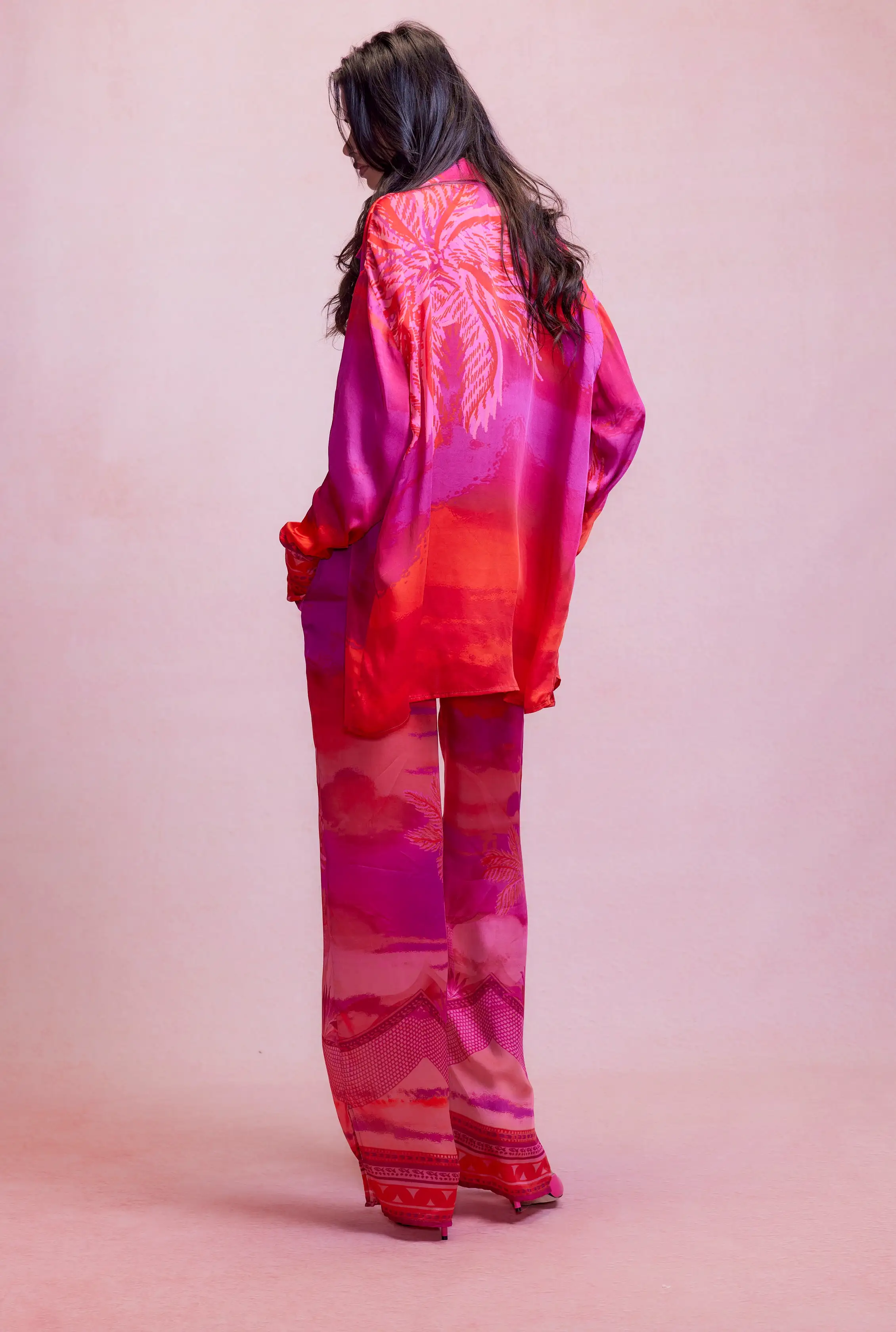 Hemant and Nandita - Soma Oversized Shirt - Multicolor