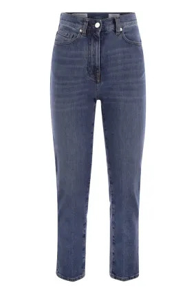 HIGH WAIST SLIM FIT JEANS