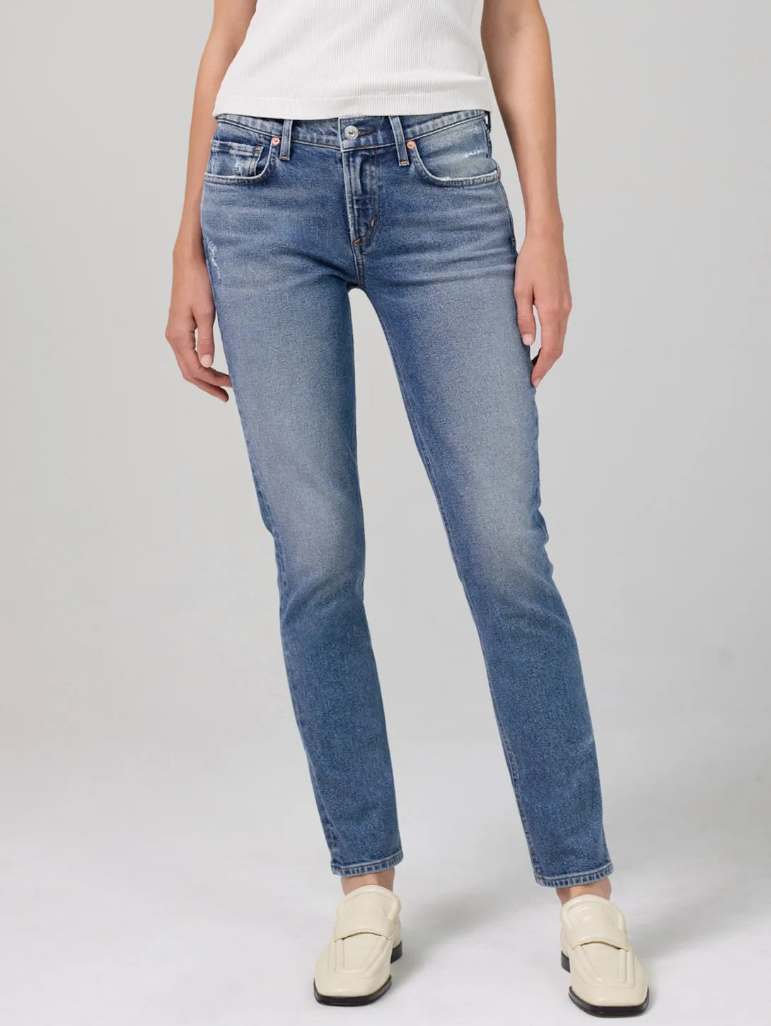 Inga Low Slim Straight Jean - Lillet