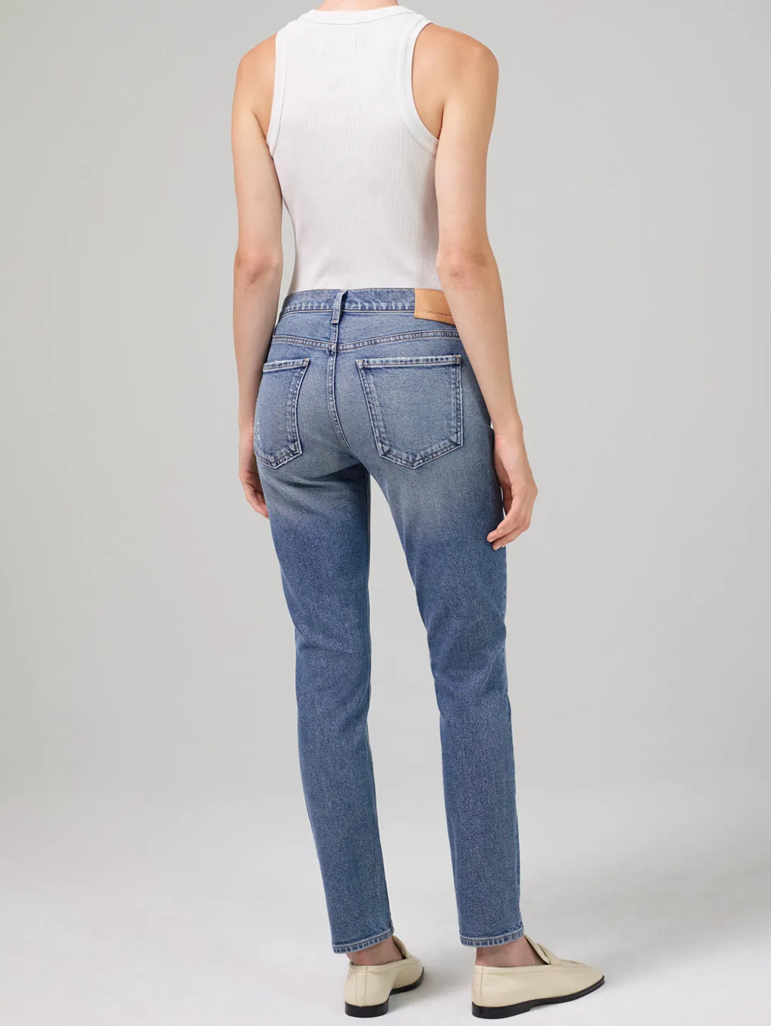 Inga Low Slim Straight Jean - Lillet