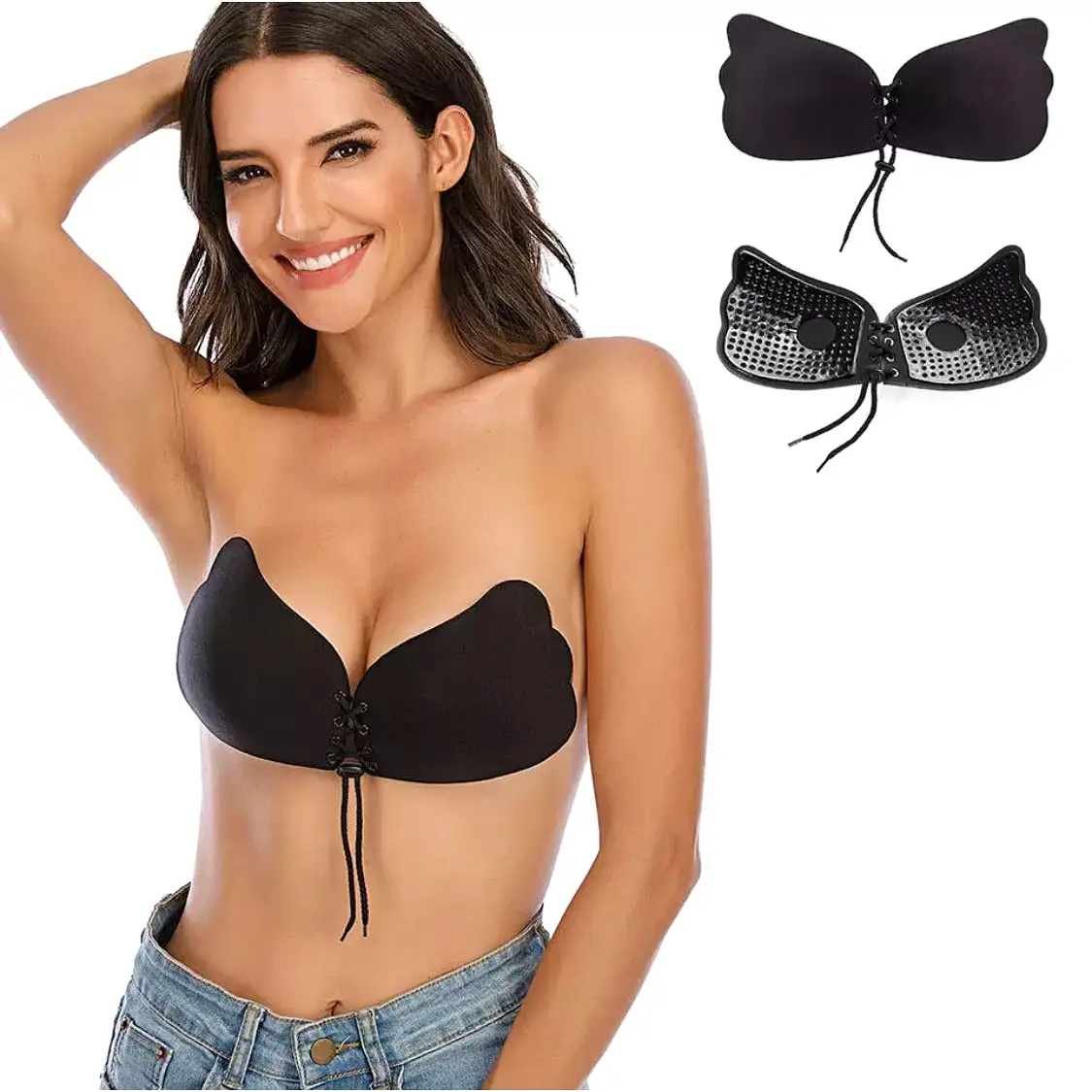 Invisible Push Up Backless Strapless Bra