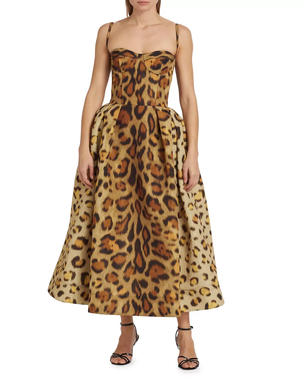 Jaguar Faille Midi Cocktail Dress