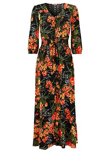 Joe Browns Floral Lace Back Maxi Dress | Grattan