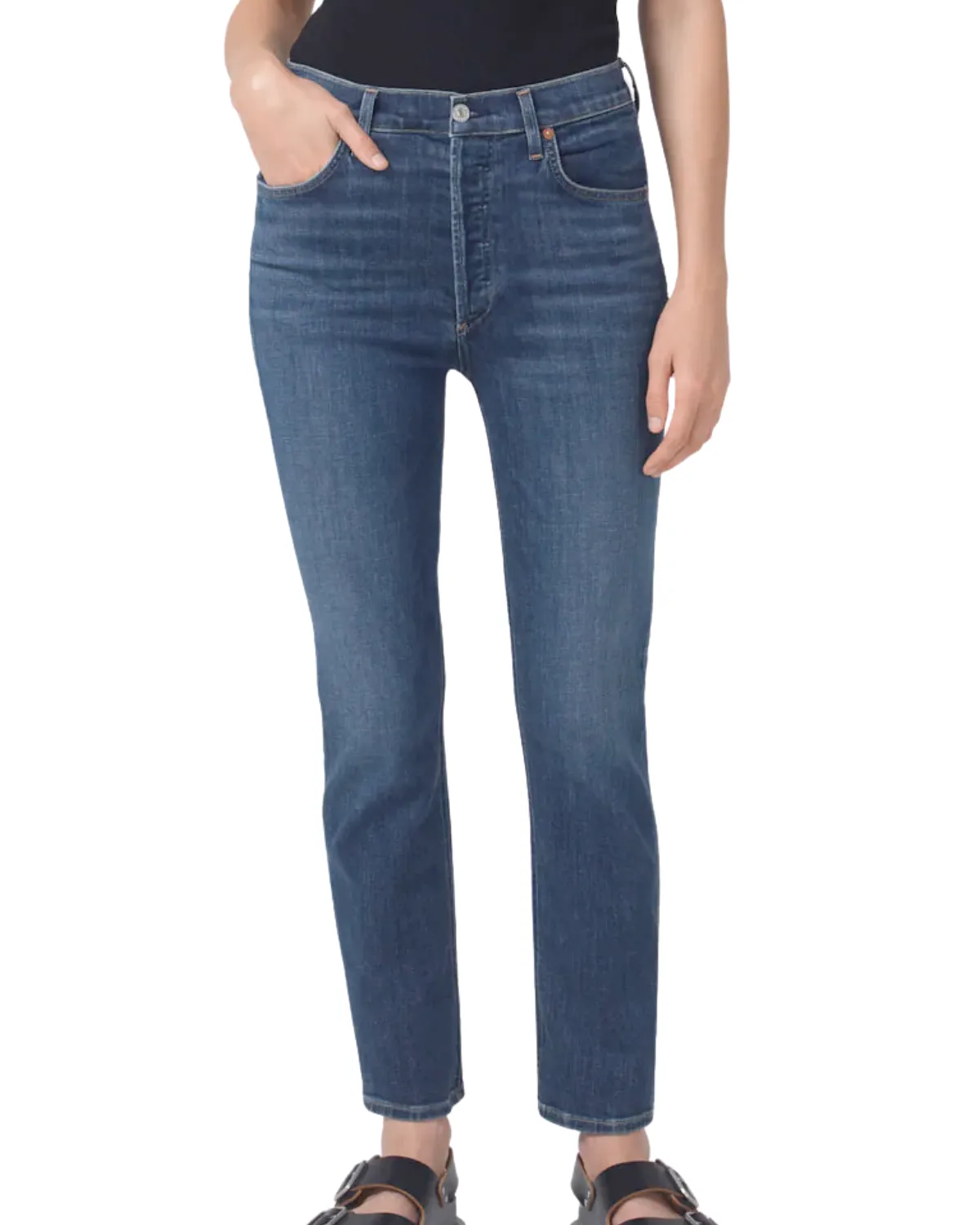 Jolene Highrise Vintage Slim Denim (Undercurrent)