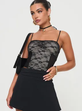 Kellen Lace Top Black