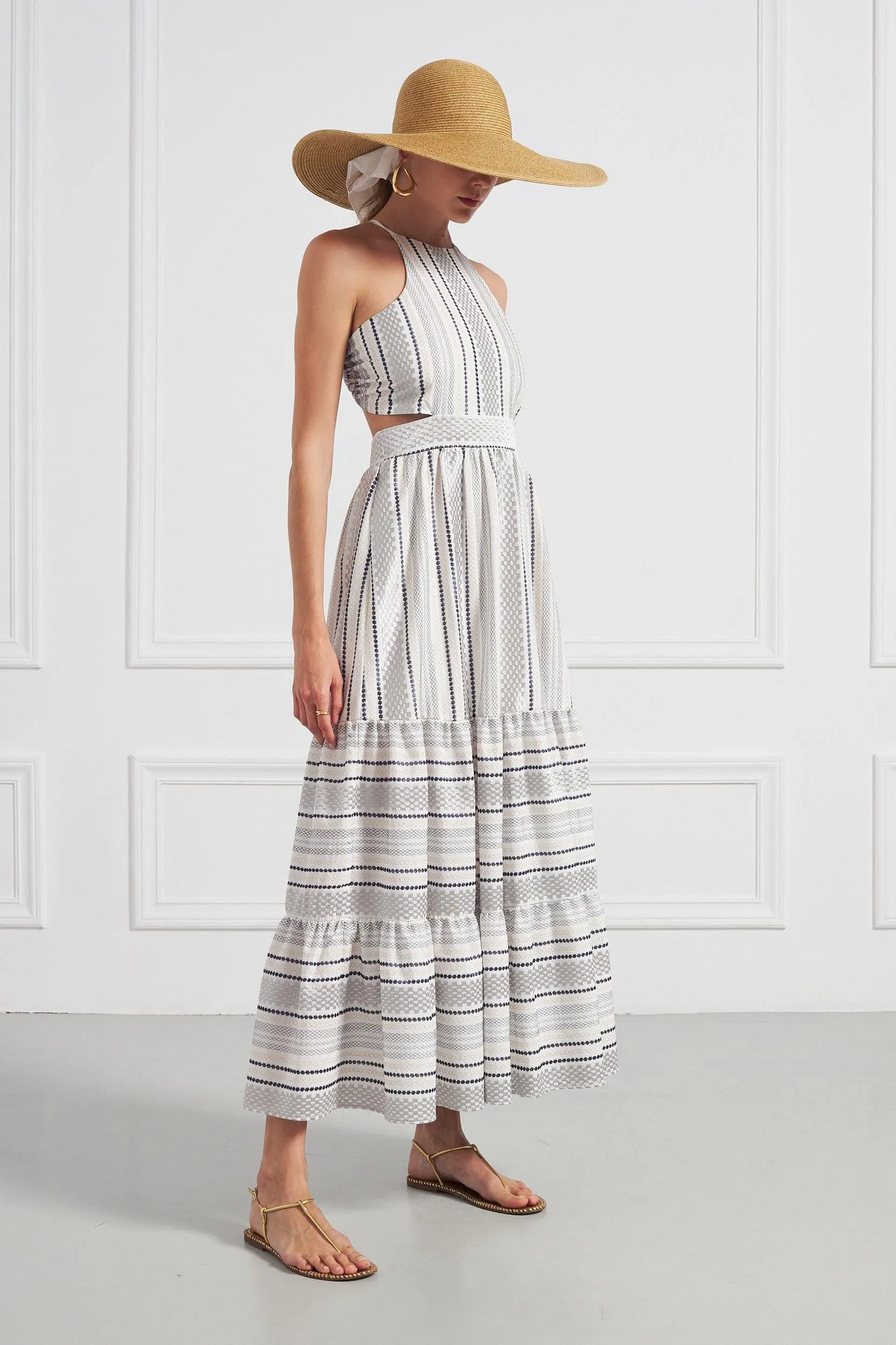 LACE The Label - Halter Maxi Dress - White