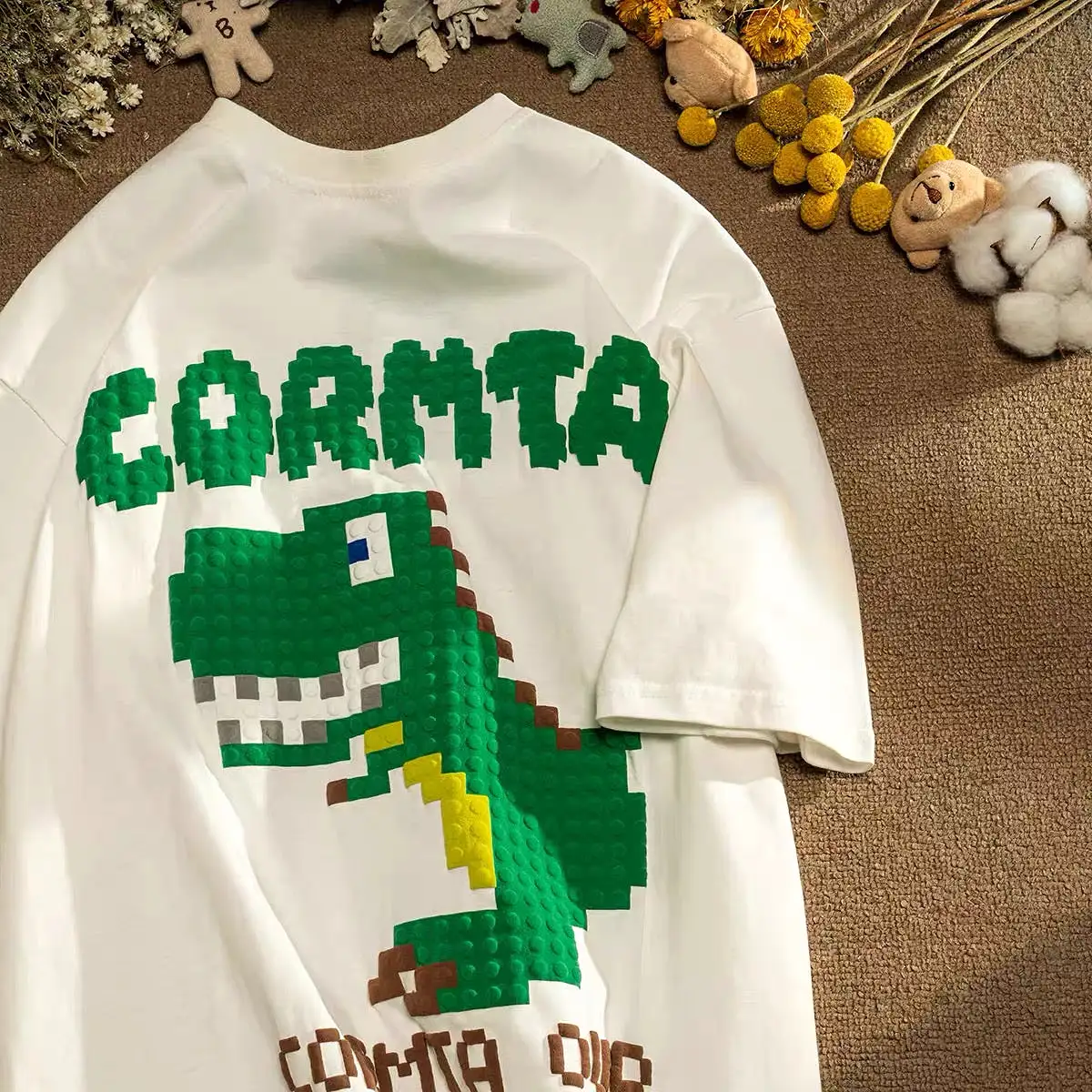 Lego dinosaur style t-shirt oversized