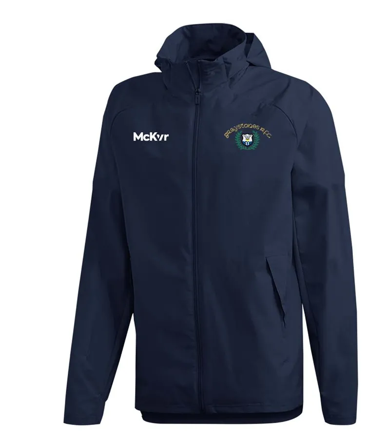 Mc Keever Greystones RFC Core 22 Rain Jacket - Youth - Navy