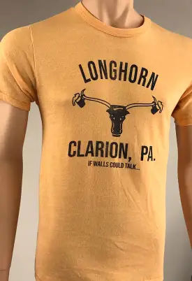 Men's FL Crooks & Co. | Clarion Vintage Tee Longhorn | Gold