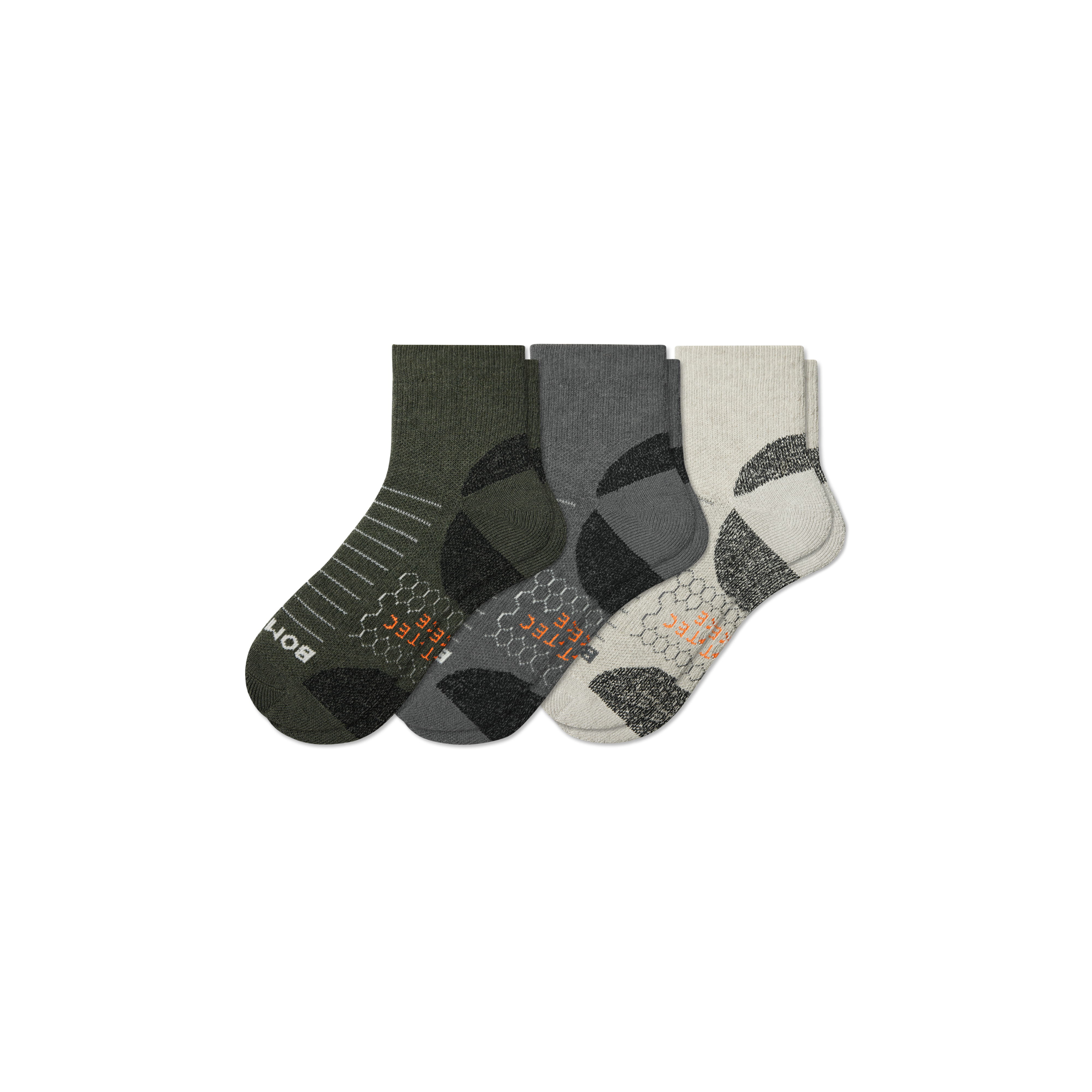 Men's Hiking Quarter Sock 3-Pack