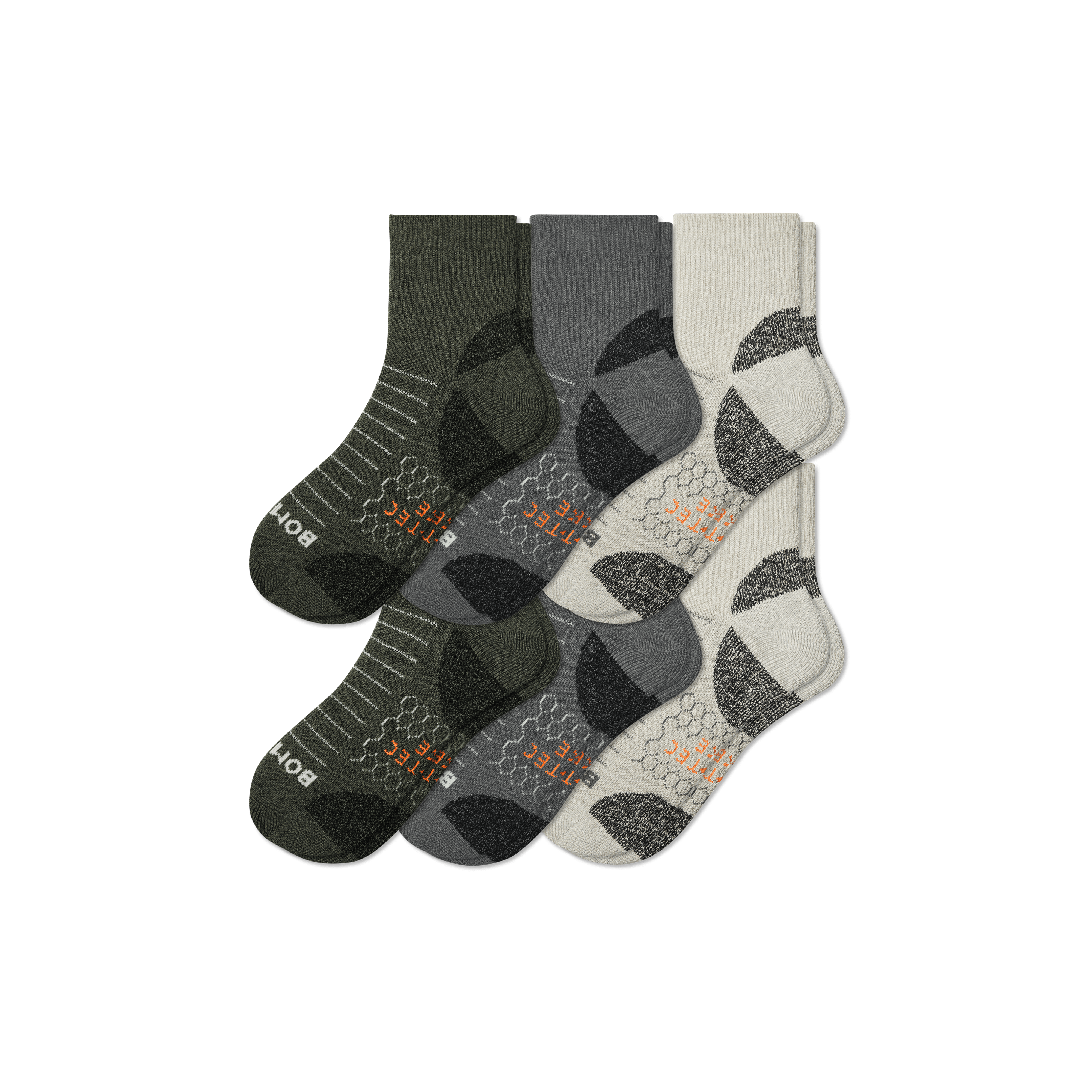 Men's Hiking Quarter Sock 6-Pack