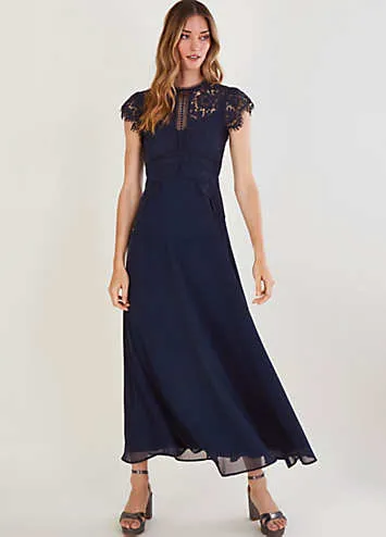 Monsoon Louise Lace Maxi Dress | Grattan