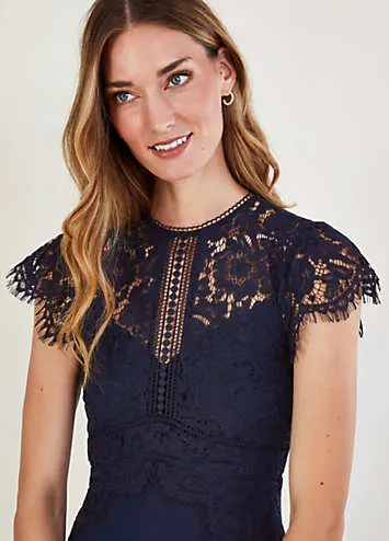 Monsoon Louise Lace Maxi Dress | Grattan