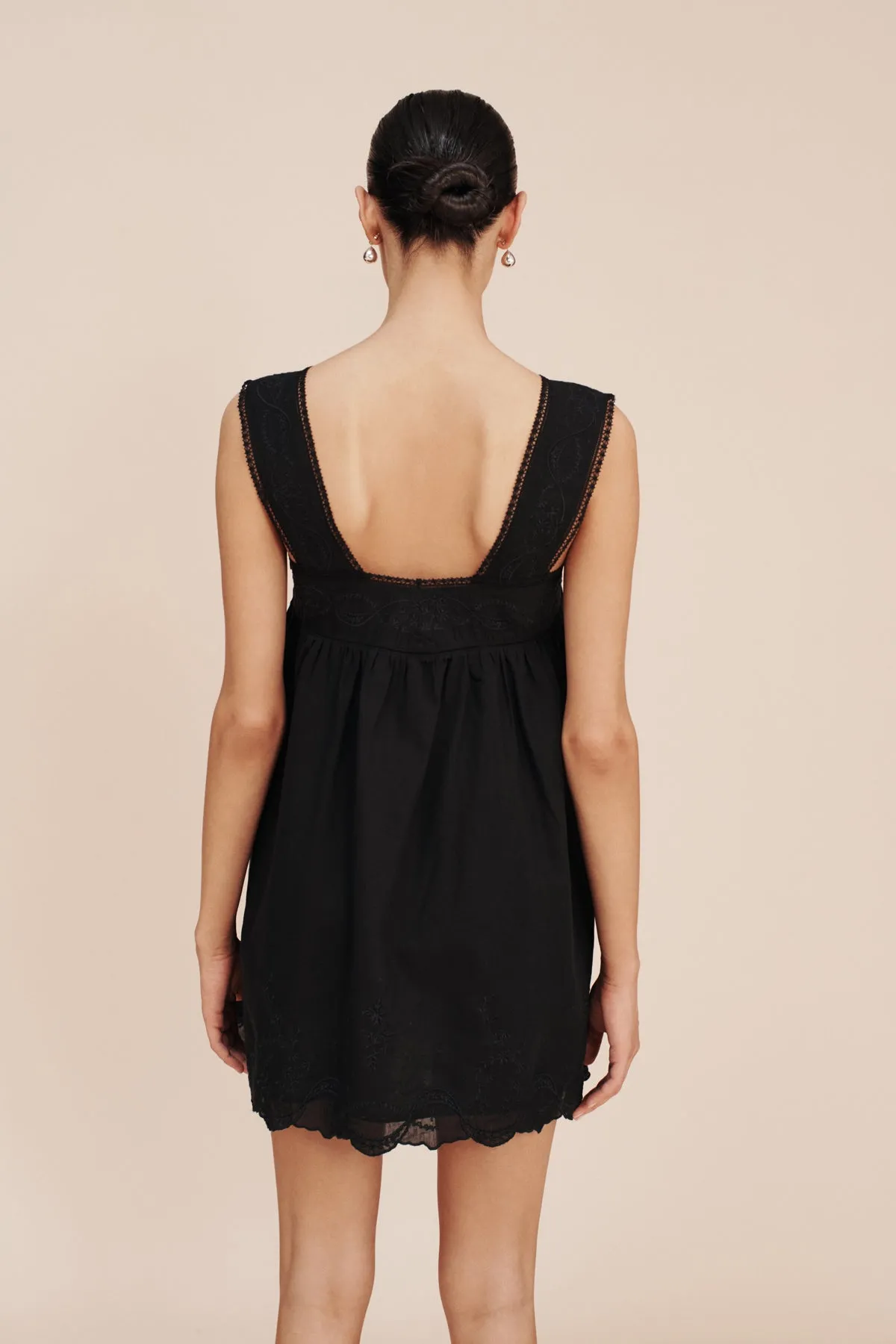 MYLAH MINI DRESS - BLACK