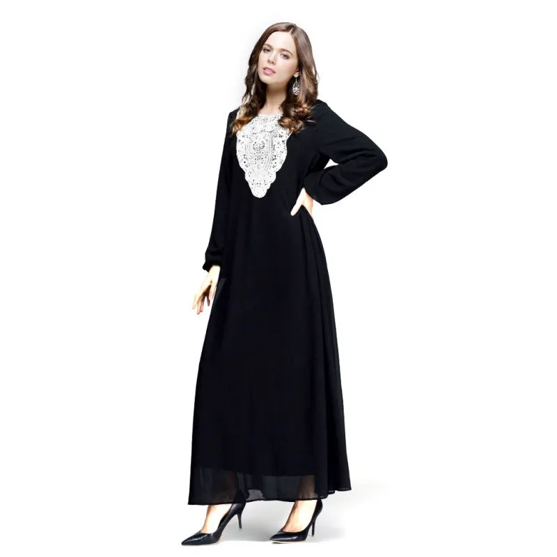 New Women's Elegant Maxi Long Dress Kaftan Jilbab Islamic Abaya Muslim Cocktail PY3 SM6