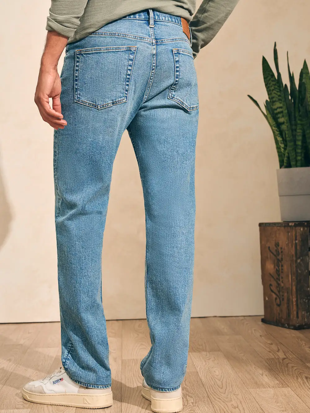 Organic Cotton Slim Straight Denim 32