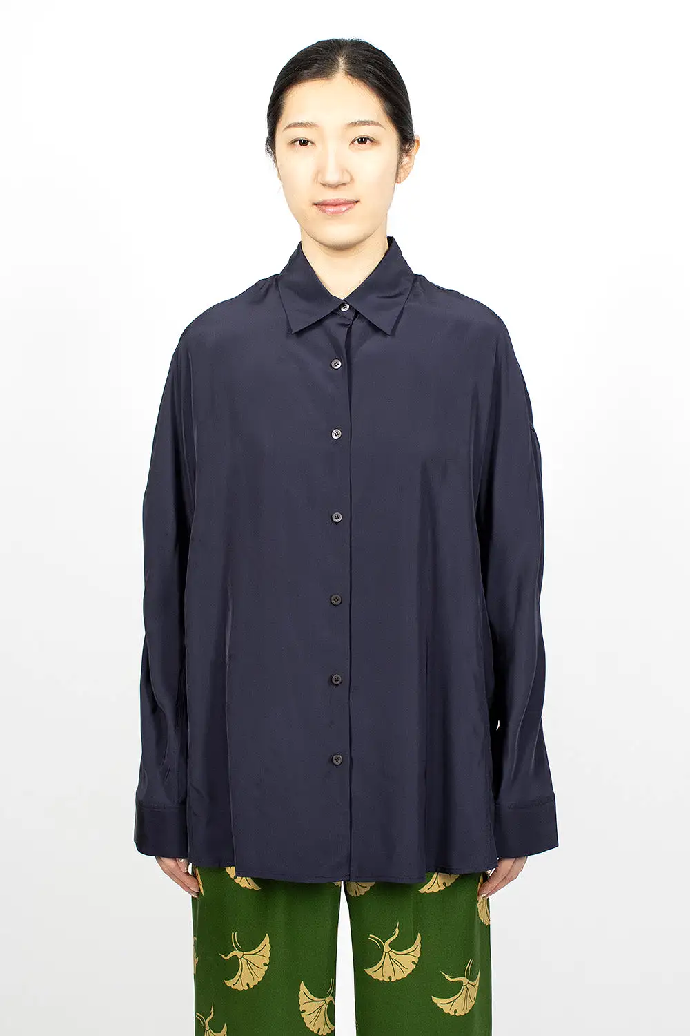 Oversized Shirt Navy