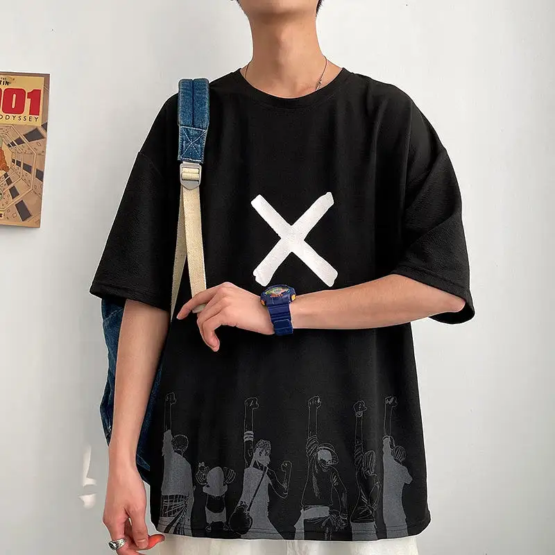 Oversized Streetwear Anime T-shirt