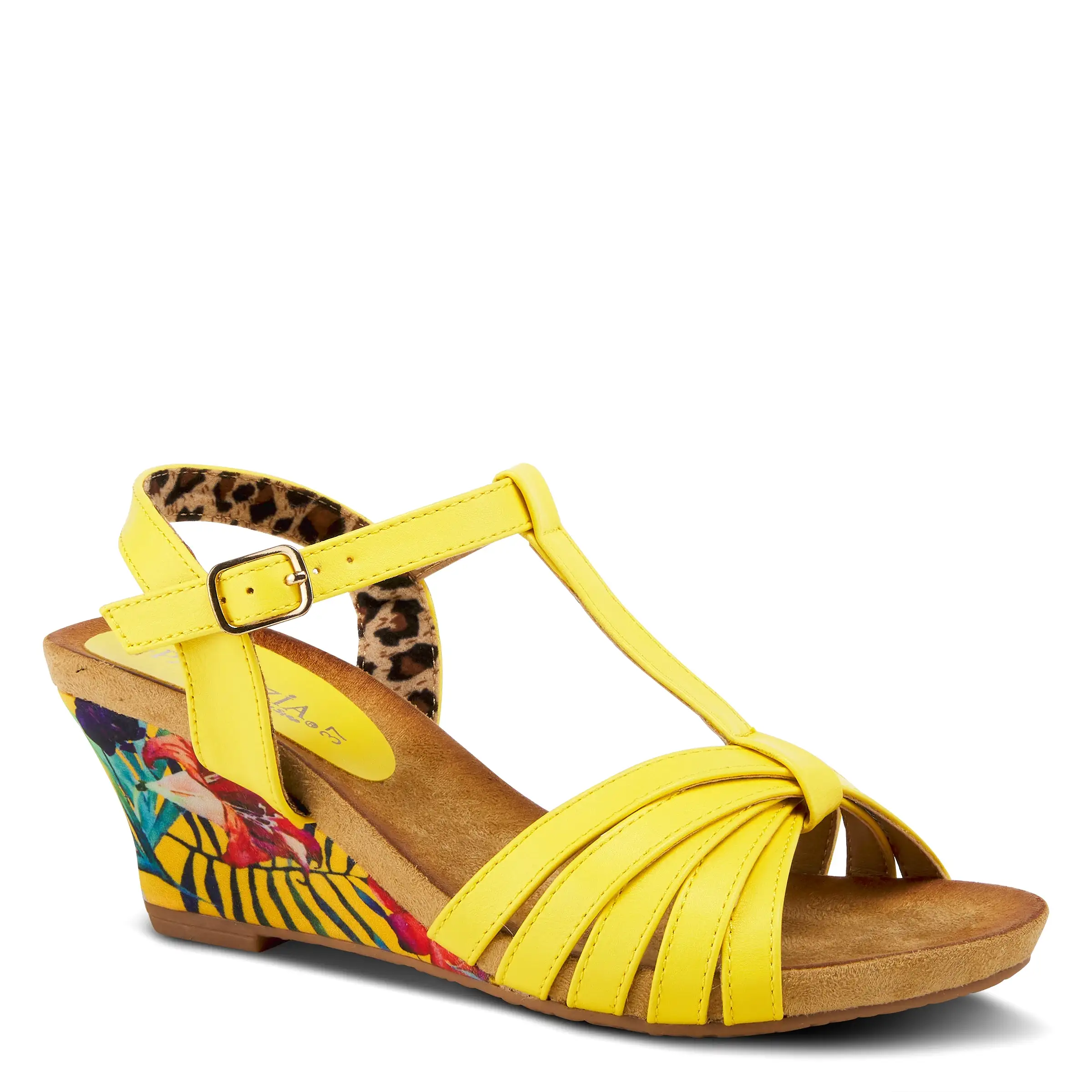 PATRIZIA FANFAIR T-STRAP SANDALS